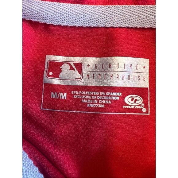 Philadelphia Phillies genuine merchandise red polo soft touch stretch medium - Picture 4 of 6